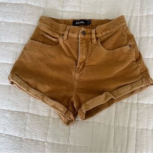 afends corduroy shorts